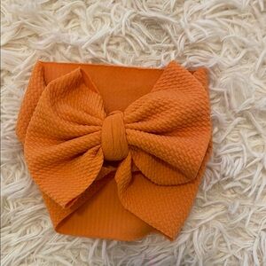 Orange Bow Headband for Kids